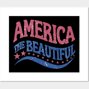 America The Beautiful desig Posters and Art